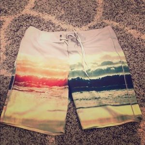 American eagle swimming trunks
